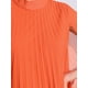 thumbnail image 5 of INSPIRE CHIC Vestido de Mujer de Gasa con Capa, Vestido con Mangas de Capa Fluidas, Vestido Plisado Naranja XL, 5 of 6
