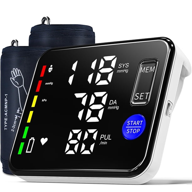 Monitor de presión arterial GUAEVER para la parte superior del brazo con manguito de 22-42 cm