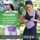 thumbnail image 4 of Riñonera Gaiam Sidekick para gimnasio y estudio, color apio, 4 of 9