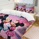 thumbnail image 1 of Minnie MouseCartoon Collection 3-Piece Comforter Set, Personalized Bedding Decor for Kids And Teens Bed Sheets, 1 of 5