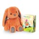 thumbnail image 1 of Set de juego Plush Bunny + Board Book B. toys B. softties 0+, 1 of 6