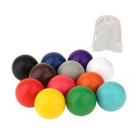 Bothyi - 12 Piezas De Juguetes De Bolas De Madera De Colores, Material De Aprendizaje Preescolar Para Niños Pequeños