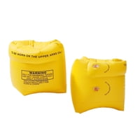 Ioensy - Brazaletes De Natación Inflables Brazaletes De Natación De Piscina De Dibujos Animados Para Niños Niñas Niños Amarillo