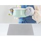 thumbnail image 5 of REGALWOVEN Juego de 6 Manteles Individuales Sólidos para Decoración de Mesa de Comedor de Cocina Manteles Lavables Mantel Limpiable Gris 18*12in, 5 of 7