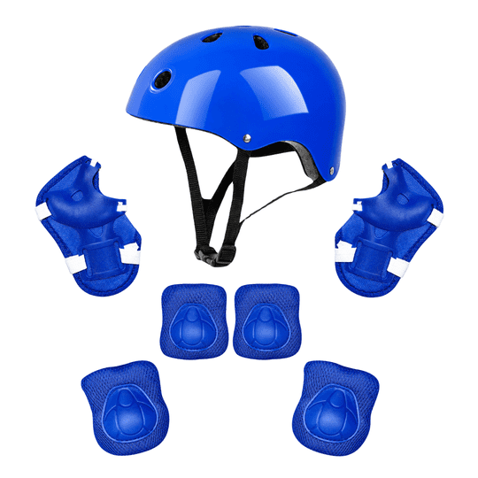 Linea Sport - Kit Protecciones Infantil Casco Rodilleras Coderas Muñequeras Skate