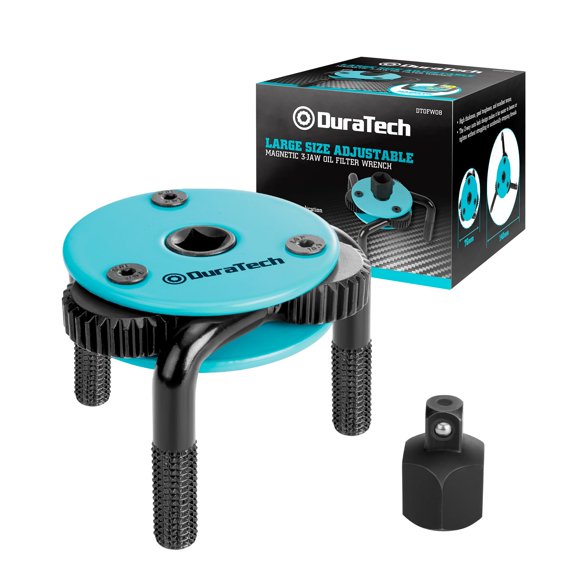 Llave DURATECH 76 mm‑140 mm de 3 mordazas para filtro de aceite