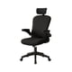 thumbnail image 1 of Silla Escritorio Ergonómica con Reposacabezas Apoyabrazos Ajustables y Malla Transpirable Negra, 1 of 3