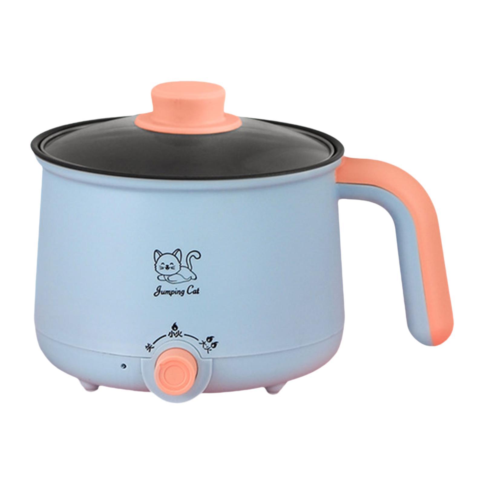 Bothyi - Olla Eléctrica Para Cocinar Al Vapor De 1,8 L, Ajustable Para El Hogar, Para Sopa, Avena, Huevos