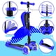 thumbnail image 4 of Scooter Hurtle de 3 ruedas para niños, 2 en 1, asiento y soporte con asiento, azul, 4 of 8