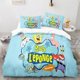 thumbnail image 1 of Anime Cute Spongebobs Bedding Sets 3D Printed Duvet Cover Set Quilt Duvet Cover Pillowcase Bed Set Full Queen King Size Bed Sheets, 1 of 5