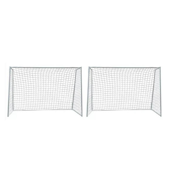 Pack 2 Arcos Futbol Baby Metalico Fierro Red 3X2 Metros