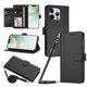 thumbnail image 1 of Funda Billetera de Cuero Sintético para iPhone 13 Pro, Negro, 1 of 6