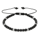 thumbnail image 2 of Pulsera ajustable de turmalina natural - energética Negra, 2 of 3