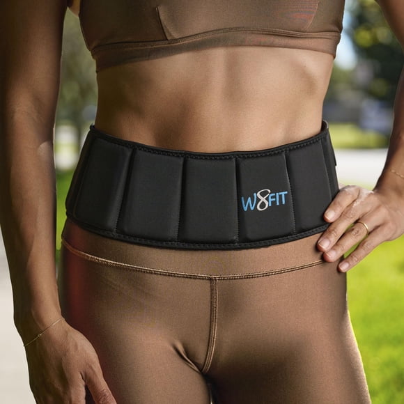 Cinturón con peso ajustable W8FIT, talla pequeña, 3,2 kg