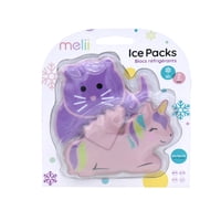 Melii - Pack De 2 Gel Fríos Gato-Unicornio