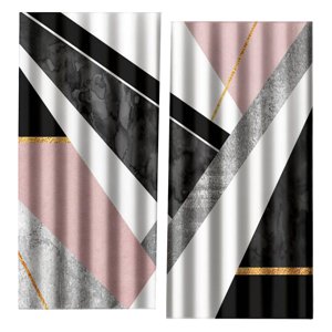 Magideal - Cortinas De Ducha Impermeables, Con Ganchos Forro De Cortina De Ducha Bañeras Cortina De Ducha Para Clubes Deportivos Cocina Duchas Dormitorios Gimnas Negro Rosa