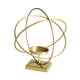 thumbnail image 2 of Candelabro De Metal Con Soporte Para Decoración De Centros De Mesa, Redondo, Dorado, 2 of 5