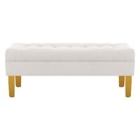 Bodevir - Banqueta Wood 2C Felpa 01 Crudo