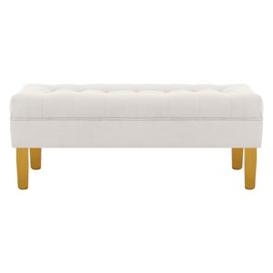 Bodevir - Banqueta Wood 2C Felpa 01 Crudo