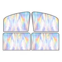 Magideal - 4X Parasoles Magnéticos Para Coche, Universales, Para Camionetas, Suv, Accesorios Esenciales Para El Interior, Parasoles Plegables Para Ventanas De