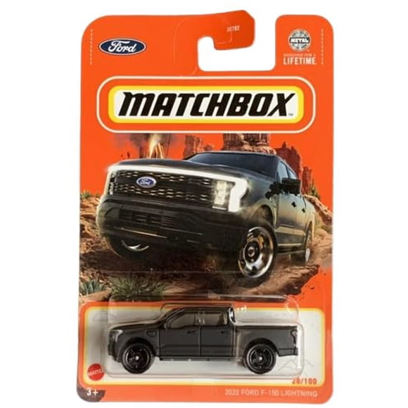 Figura de colección Matchbox Ford F-150 Lightning 2022 a escala 1:64
