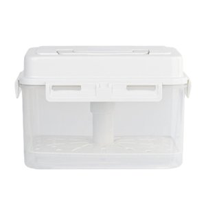 Magideal - Recipiente Para Kimchi, Frasco Para Encurtidos, Recipientes Para Preparación, Rectangular Con Asa, Para Fermentación, Conservación De Alimentos Fresco Tarro De Pepinillos 4L