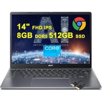 Laptop Acer Chromebook Plus 514 14"" Fhd Táctil I3 8Gb 512Gb