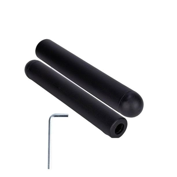 2 Piezas De Manguito De Adaptador De Barra De Pesas Con Llave En Forma De L Para Levantamiento De Pesas Cabeza De Bola De 50mm X 300mm