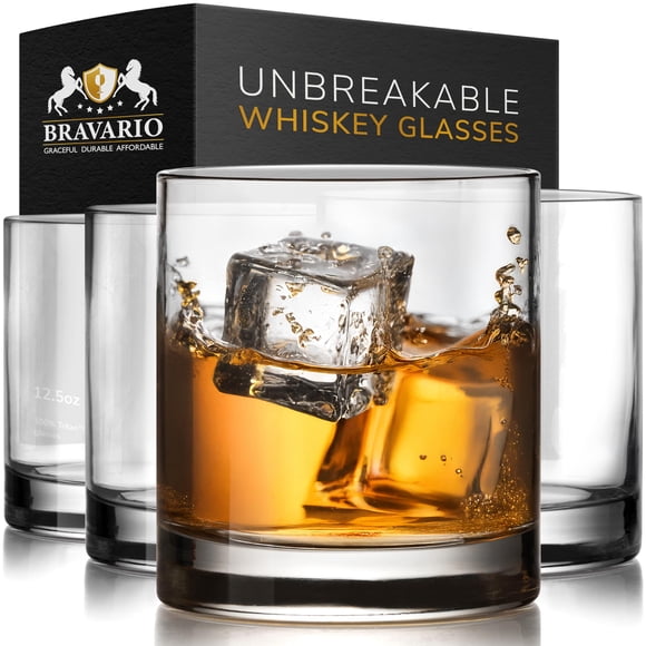 Set de Vasos Irrompibles para Whisky Bravario 370 ml