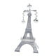 thumbnail image 1 of Estatuilla De La Torre Eiffel Portavelas Giratorio Ornamento Decoración Encantadora Reno Duradero, 1 of 5
