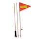 thumbnail image 5 of Bandera de seguridad para bicicletas, portátil, de colores brillantes, fácil de instalar, bandera triangular, advertencia de seguridad, duradera para, 5 of 5