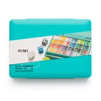 Himi Set Gouache 48 Colores Twin Cup 12G + 3 Pinceles Verde