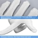 thumbnail image 2 of Guantes de algodón, 10 pares (20 unidades) de guantes blancos de algodón para mujeres y hombres, guantes de algodón elástico lavables para manos secas y eccemas, guantes de tela hidratantes, guantes d, 2 of 5