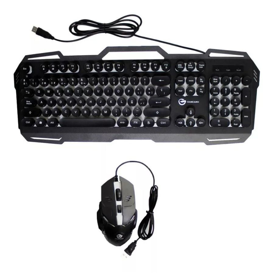 Click Ventas - Set Teclado Y Mouse Rgb J32