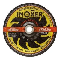 Metalfer - Discos De Corte Inox 7X1 6Mm Inoxer (Caja 10 Un) Negro