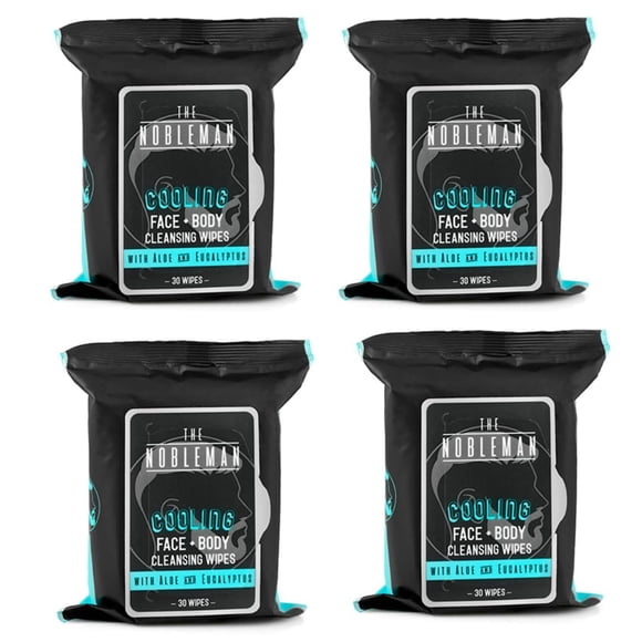 Toallitas Desmaquillantes The Nobleman Refrescantes para Rostro y Cuerpo 120 unidades