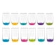 thumbnail image 1 of Pack 6 Vasos Altos Modelos Monterrey + 6 Mikonos Fondo Color Cristar, 1 of 3