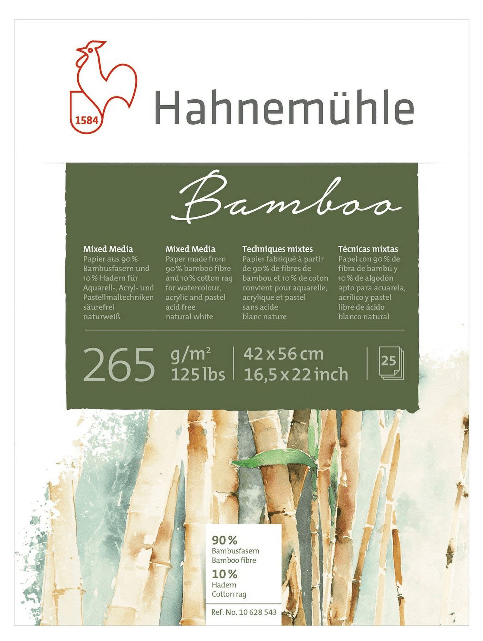Block Técnica Mixta Hahnemuhle Bamboo 265Gr 42X56Cm 25Hojas