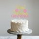 thumbnail image 4 of Adorno de pastel VQOUZVSR dorado y rosa con brillo para cumpleaños, 4 of 5