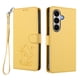 thumbnail image 1 of Funda de Gato tipo Libro para Samsung Galaxy A27 5G, Amarillo, 1 of 6