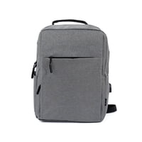 Mochila Para Notebook Con Puerto Usb 15"" Gris Levo