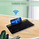 thumbnail image 2 of Teclado Arcashopping bluetooth recargable portátil negro, 2 of 3