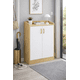 thumbnail image 5 of Mueble Zapatero Blanco 4 Niveles 16 Pares MDF 60x30 cm, 5 of 8