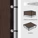 thumbnail image 3 of Toldo Vela Sombreadora Rectangular 6x4 m Malla Cafe con Ojales y Refuerzos, 3 of 4