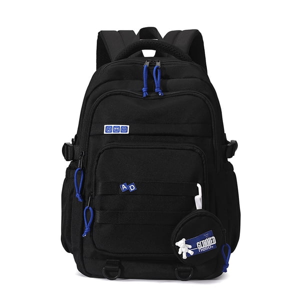 Fengdong middle school bags for girls high school simple backpack teenage girls lightweight backpack large capacity book bag