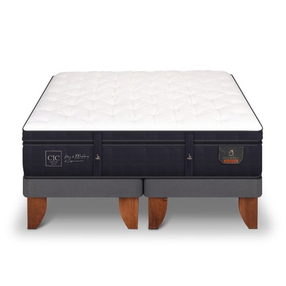 Cama Europea Super Premium King Base Dividida