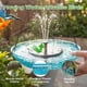 thumbnail image 4 of Fuente baño pájaros colgante solar comedero colibríes baño exterior, 4 of 7