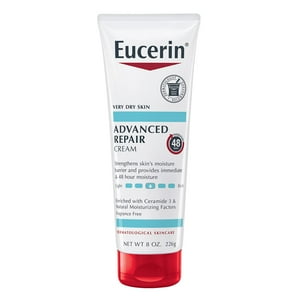 Crema Corporal Eucerin Advanced Repair Para Piel Muy Seca, Tubo De 240 Ml