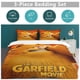 thumbnail image 5 of x31 Garfield Bed Duvet Cover Microfiber Bedding Sets 3D Printed Lightweight 3 Piece Comforter Sets, 1 Duvet Cover And 2 Pillow Shams for Kids Boys Girls 79"x90" jn31, 5 of 5
