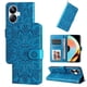 thumbnail image 5 of Funda tipo cartera FOXDOCK para Realme 10 Pro Plus , diseño girasol en relieve, cuero PU, cierre magnético, soporte y tarjetero, 5 of 5